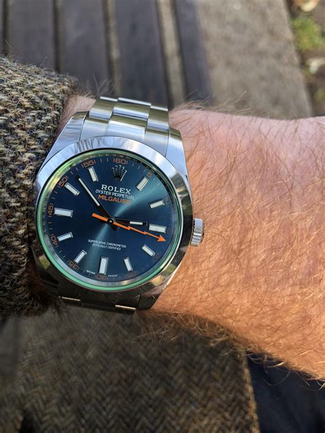 blue z rolex|rolex milgauss z review.